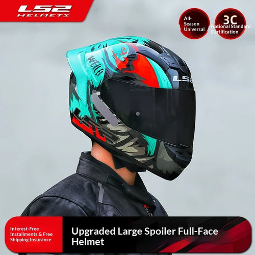 LS2 FF352 Full-Face Motorcycle Helmet.