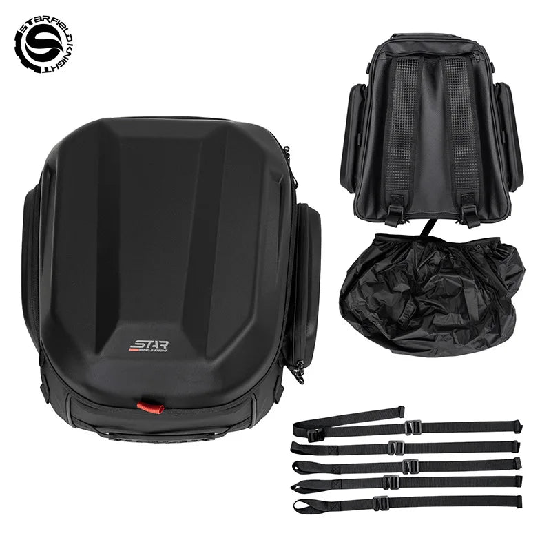 Star Field Knight Hartschalen-Motorradhecktasche