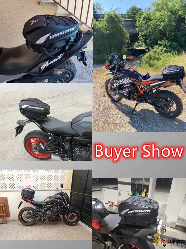 MOTOCENTRIC erweiterbare Motorrad-Hecktasche