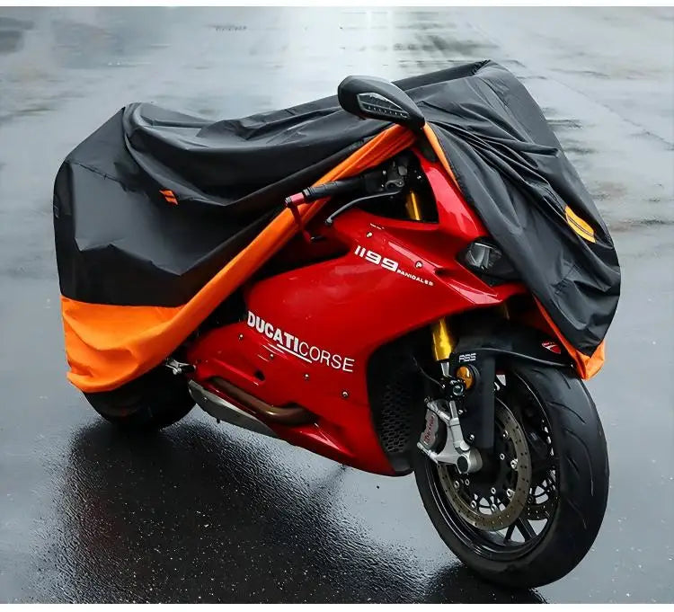 Allwetter-Motorrad-Abdeckplane für den Außenbereich, strapazierfähig