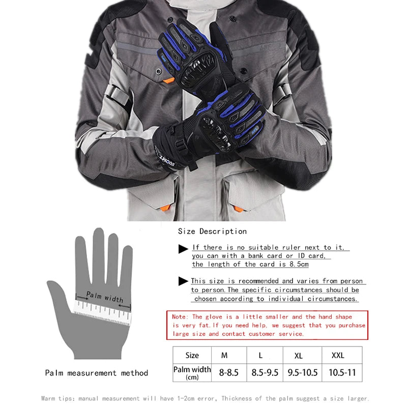 Suomy wasserdichte Winter-Motorradhandschuhe