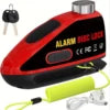 USB-wiederaufladbares Alarm-Scheibenschloss-Set