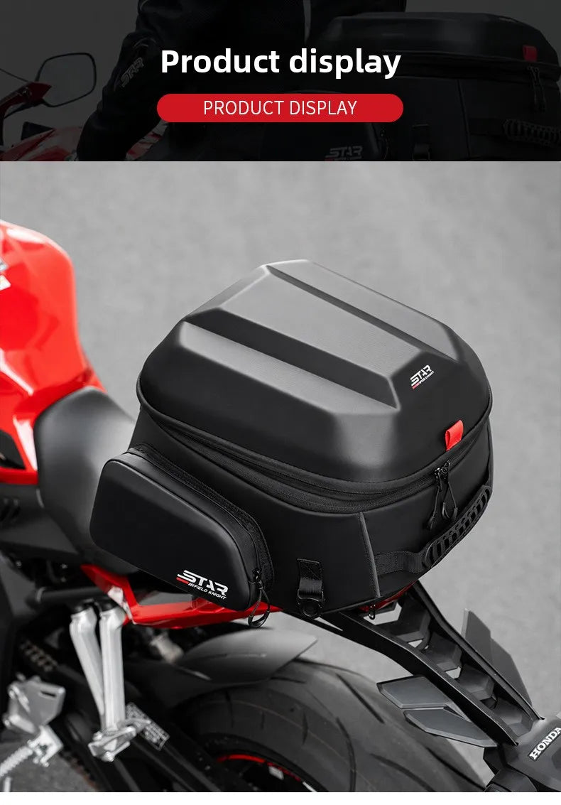 Star Field Knight Hartschalen-Motorradhecktasche