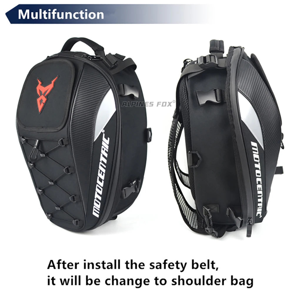 MOTOCENTRIC erweiterbare Motorrad-Hecktasche