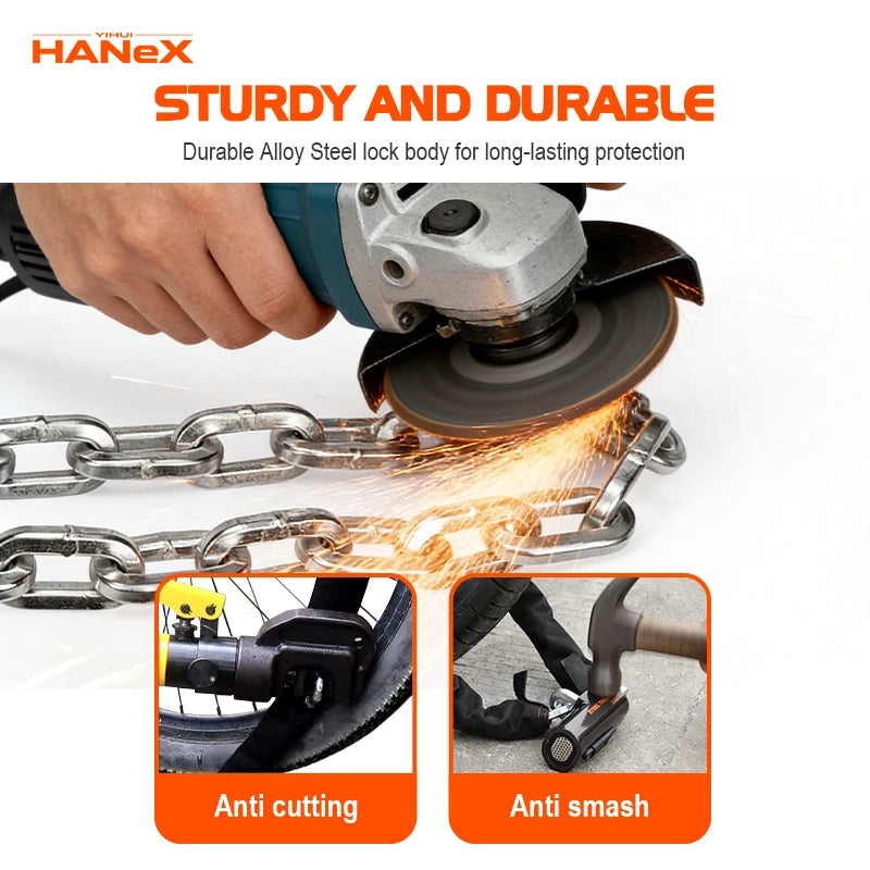 HANEX (YIHUI) Steel Thunder 120dB Alarm Chain Lock